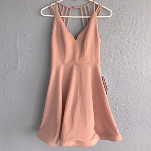 Pink short formal dress! By B.Darlin, Vneck,A line